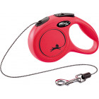 FLEXI ROLLIJN CLASSIC CORD XS ROOD 3MTR VOOR HOND TOT 8KG