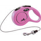 FLEXI ROLLIJN CLASSIC CORD XS ROSE 3MTR VOOR HOND TOT 8KG