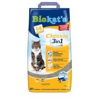 BIOKAT'S CLASSIC 3IN1 18 LTR KLOMPVORMEND KATTEGRIT