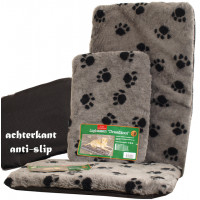 KUSSEN DRAADKOOI GRIJS/PAW ANTI-SLIP  105 X 67 CM.