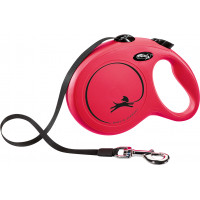 FLEXI ROLLIJN CLASSIC RIEM L  ROOD 8MTR VOOR HOND TOT 50KG