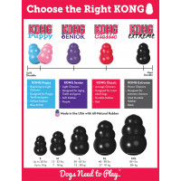 KONG TOY CLASSIC EXTRA EXTRA LARGE ROOD (XXL)