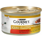 GOURMET GOLD CASSOLETTES RUND-KIP IN SAUS MET TOMAAT 85GR