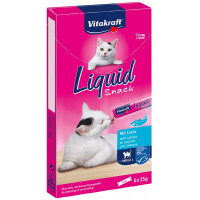 VITAKRAFT CAT-LIQUID SNACK ZALM+OMEGA