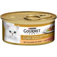 GOURMET GOLD HAPJES KALKOEN-EEND 85 GR