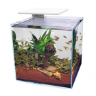 SF QUBIQ AQUARIUM 60 PRO WIT MET LED-VERLICHTING