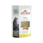 ALMO NATURE CAT POUCH KIP MET ZALM  55GR.