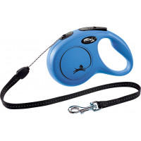 FLEXI ROLLIJN CLASSIC CORD S BLAUW 8MTR VOOR HOND TOT 12KG