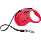 FLEXI ROLLIJN CLASSIC RIEM S ROOD 5MTR VOOR HOND TOT 15KG