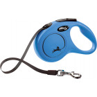 FLEXI ROLLIJN CLASSIC RIEM S BLAUW 5MTR VOOR HOND TOT 15KG