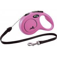 FLEXI ROLLIJN CLASSIC CORD S ROSE  8MTR VOOR HOND TOT 12KG