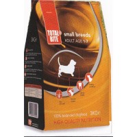 TOTAL BITE DOG ADULT SMALL&MINI  BREEDS 3KG