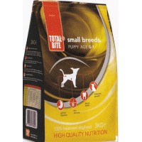 TOTAL BITE DOG PUPPY SMALL&MINI BREEDS 3 KG