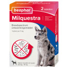 MILQUESTRA WORMTABLETTEN KLEINE HOND / PUP 2 TABL.