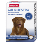 MILQUESTRA WORMTABLETTEN HOND 5 - 50 KG  2 TABL.