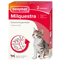 MILQUESTRA WORMTABLETTEN KLEINE KAT/KITTEN 2 TABL.