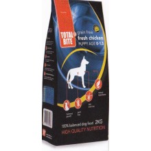 TOTAL BITE DOG PUPPY FRESH CHICKEN  GLUTENVRIJ 2 KG