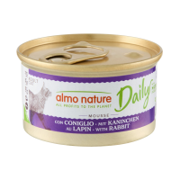 ALMO NATURE CAT DAILY MENU KONIJN 85 GR.