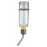 DRINKFONTEIN GLAS 250 ML MET SPANVEER/MOER EN DRAADBEUGEL