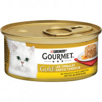 GOURMET GOLD HARTIG TORENTJE KIP WORTEL  85GR