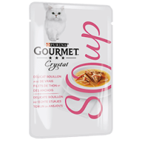 GOURMET CRISTAL SOUP MET ANSJOVIS EN TONIJN 5 X 40 GR