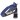 JULIUS K9 RIEMTUIG MAAT 1 - BLAUW 63-85CM