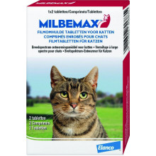 MILBEMAX WORMTABLETTEN VOOR GROTE KATTEN  (2 STUKS)