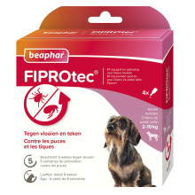BEAPHAR FIPROTEC HOND  2-10 KG 3+1 PIPETTEN