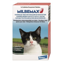 MILBEMAX WORMTABLETTEN VOOR KLEINE KATTEN EN KITTENS (2 STUKS)