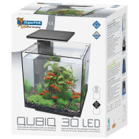 SF QUBIQ AQUARIUM 30 PRO ZWART MET LED-VERLICHTING