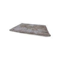 SUPERSOFT PLAID 2-ZIJDIG - 120 X 80 CM TAUPE/BEIGE