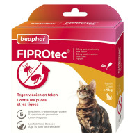BEAPHAR FIPROTEC KAT 4 PIPETTEN