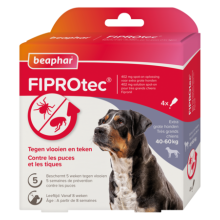 BEAPHAR FIPROTEC HOND 40-60 KG 3+1 PIPETTEN