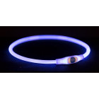 LICHTGEVENDE BAND S-M  40 CM BLAUW