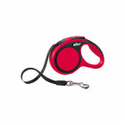 FLEXI ROLLIJN NEW COMFORT TAPE S ROOD 5 MTR VOOR HOND TOT 15KG