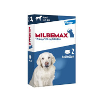 MILBEMAX WORMTABLETTEN VOOR GROTE HONDEN  (2 STUKS)