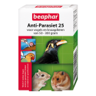 BEAPHAR ANTI-PARASIET 25 - VOGEL/KNAAGDIER  2 PIPETTEN