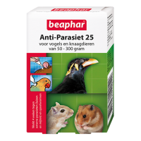 BEAPHAR ANTI-PARASIET 25 - VOGEL/KNAAGDIER  2 PIPETTEN