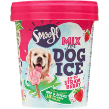 SMOOFL HONDEN IJSMIX AARDBEIEN 160 GRAM