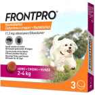 FRONTPRO KAUWTABLETTEN HOND S  2 - 4 KG  3 TABLETTEN