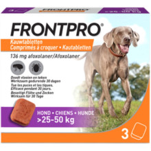 FRONTPRO KAUWTABLETTEN HOND XL  25 - 50 KG  3 TABLETTEN