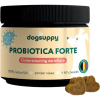 DOG SUPPY PROBIOTICA FORTE SNOEPJES REGULAR ZONDER VLEES 60 ST.