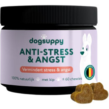 DOG SUPPY ANTI STRESS SNOEPJES MET KIP REGULAR  60 ST.