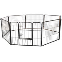 PUPPYREN 8 DELIG ZWART SMALL 79 X 61 CM.