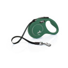 FLEXI ROLLIJN CLASSIC RIEM S OLIJFGROEN 5MTR VOOR HOND TOT 15KG