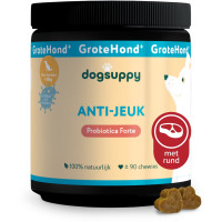 DOG SUPPY ANTI - JEUK SNOEPJES GROTE HOND MET RUND 90 ST.