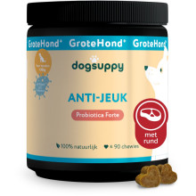 DOG SUPPY ANTI - JEUK SNOEPJES GROTE HOND MET RUND 90 ST.