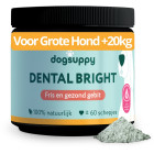 DOG SUPPY DENTAL BRIGHT SNOEPJES GROTE HOND  90 ST.