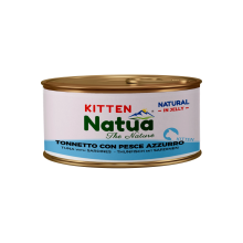 NATUA CAT KITTEN TUNA WITH SARDINES - KITTEN TONIJN MET SARDINES - BLIK 85 GRAM