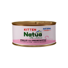 NATUA CAT KITTEN TUNA WITH HAM - KITTEN TONIJN MET HAM - BLIK 85 GRAM